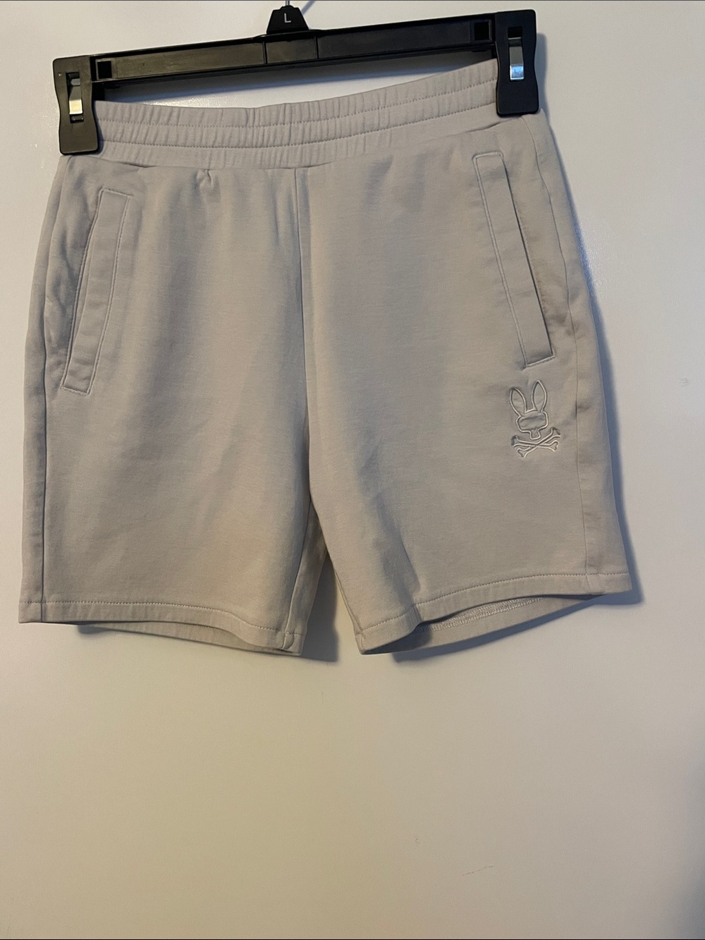 Psycho Bunny Boys Gray Sweat Shorts Size Small